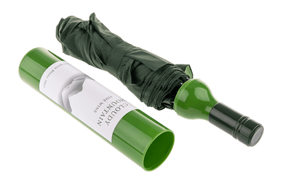 Pocket Umbrella, White Wine bottle,