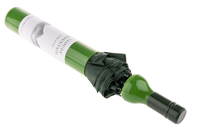 Pocket Umbrella, White Wine bottle,