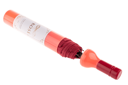 Pocket Umbrella, Rose Wine bottle,