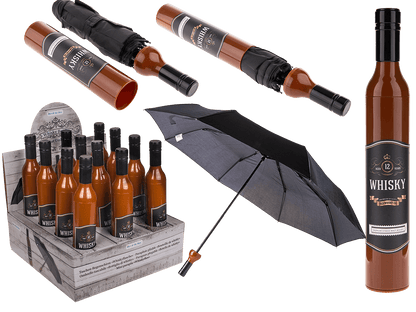 Pocket Umbrella, Whisky bottle,