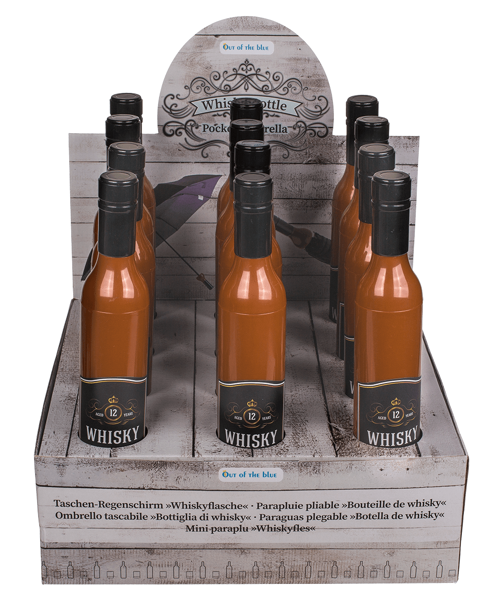 Pocket Umbrella, Whisky bottle,