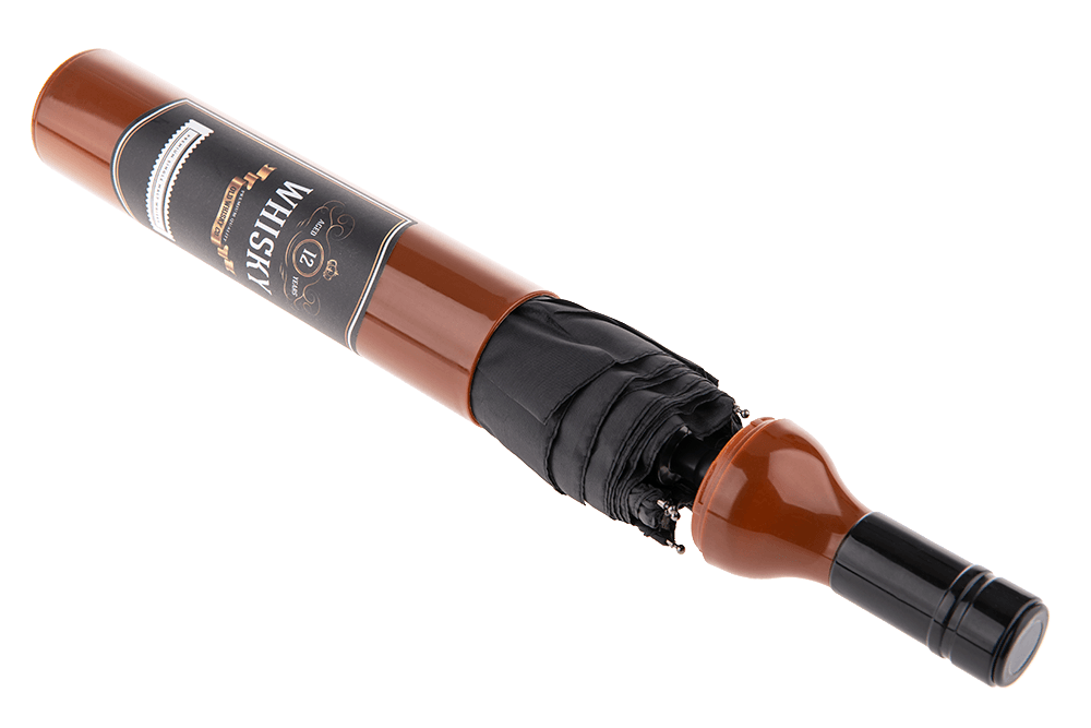 Pocket Umbrella, Whisky bottle,