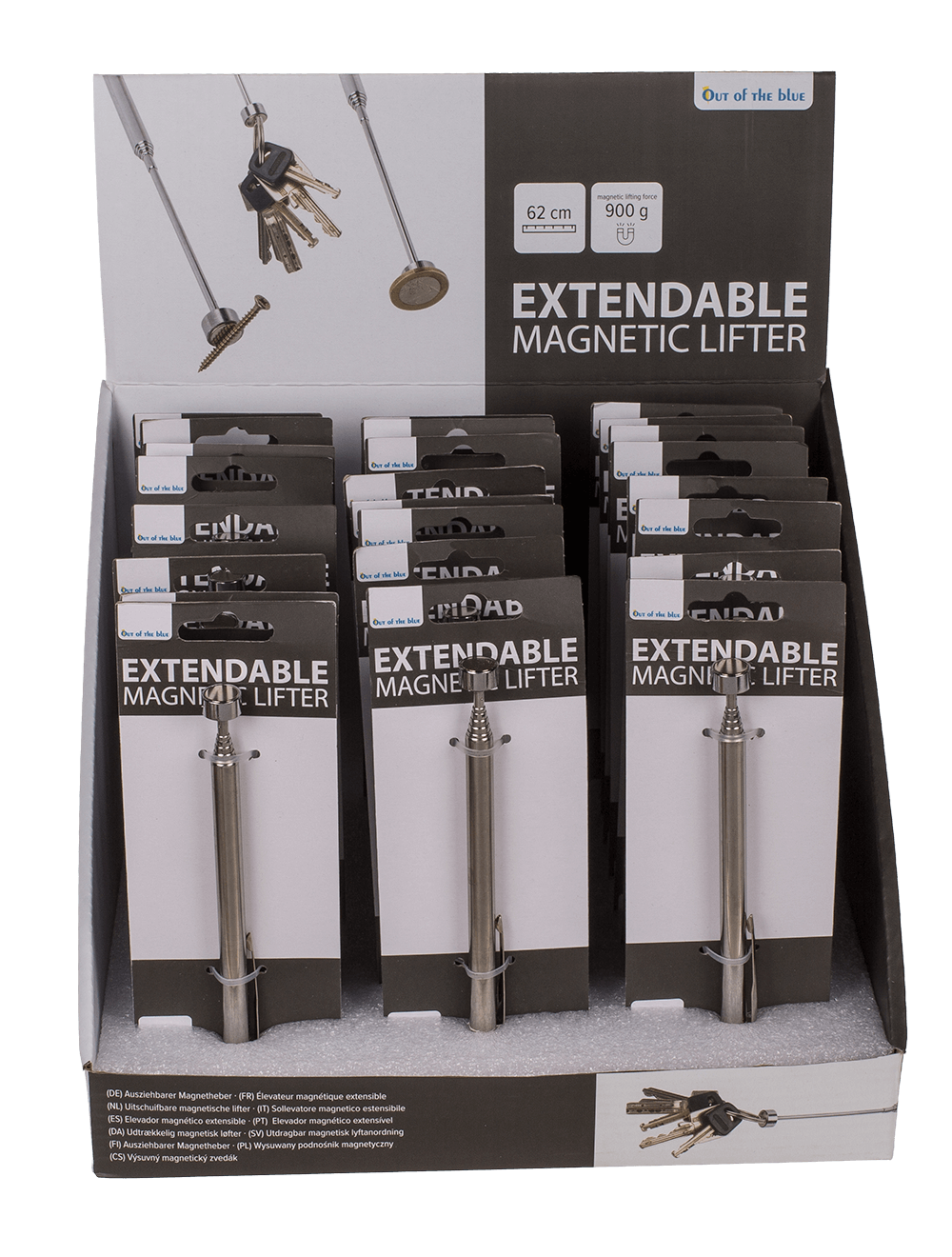 Extendable magnetic lifter,