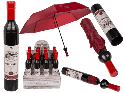 Pocket Umbrella, Wine Bottle,