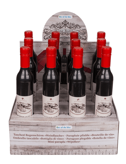 Pocket Umbrella, Wine Bottle,