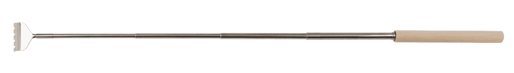 Extendable metal back scratcher,