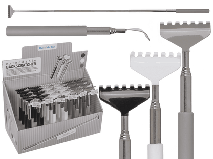 Extendable metal back scratcher,