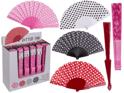 Fan, Spanish polka dot,