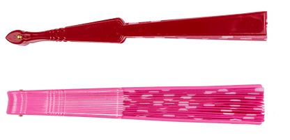 Fan, Spanish polka dot,