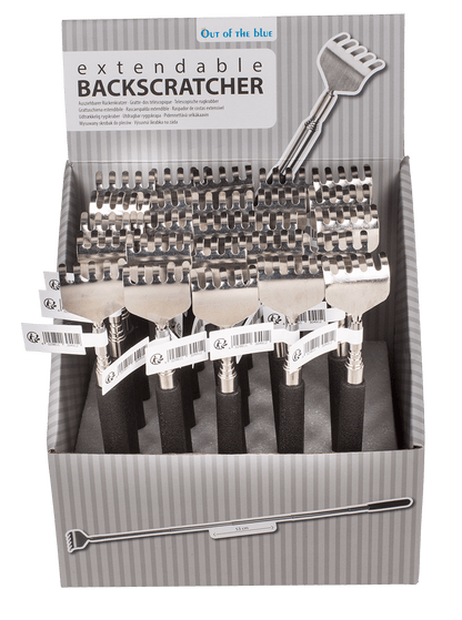 Extendable mini metal back scratcher,