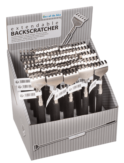 Extendable mini metal back scratcher,