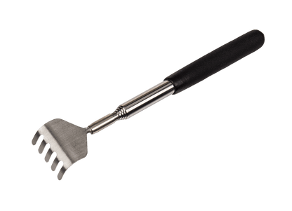 Extendable mini metal back scratcher,