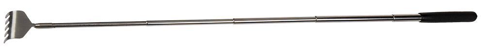 Extendable mini metal back scratcher,