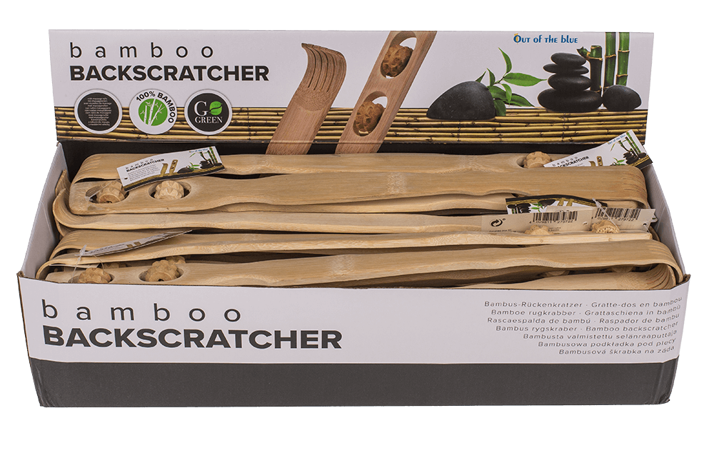 Back Scratcher with massage rolls,