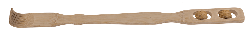 Back Scratcher with massage rolls,