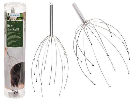 Metal Deluxe Headmassager with 12 massaging arms,