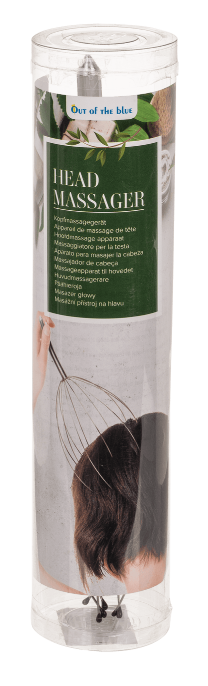 Metal Deluxe Headmassager with 12 massaging arms,