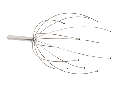Metal Deluxe Headmassager with 12 massaging arms,