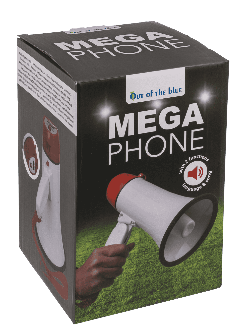 Fan Megaphone with 2 functions (language & song),