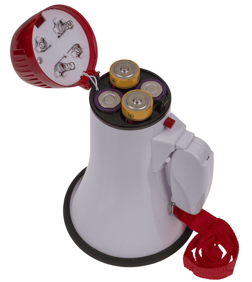 Fan Megaphone with 2 functions (language & song),