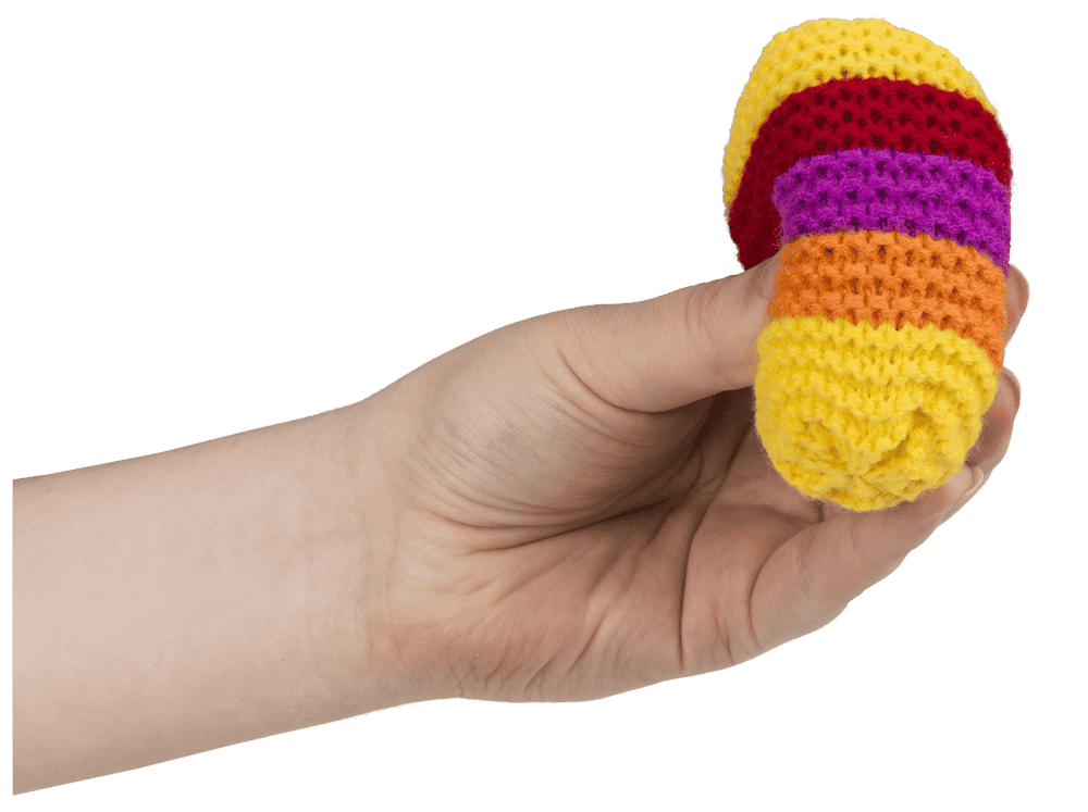 Crochet kick ball,