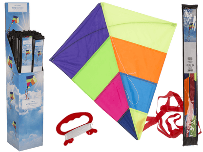 Kite with storage bag, Rainbow,
