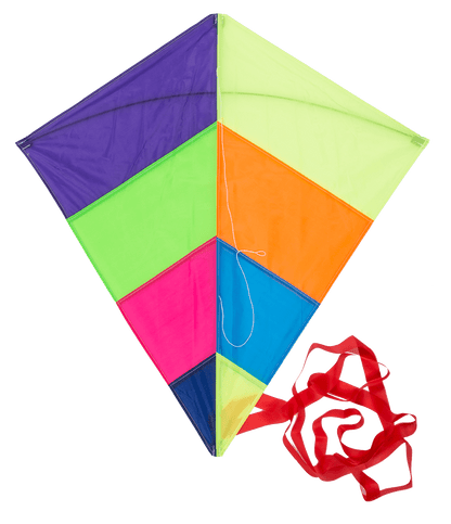 Kite with storage bag, Rainbow,