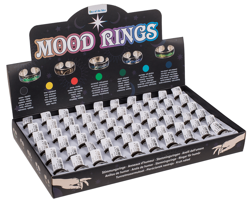Mood Ring made of copper,