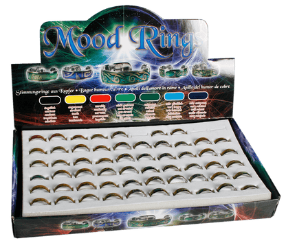 Mood Ring made of copper,