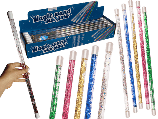 Magic Wand with Glitter & colourful liquid,