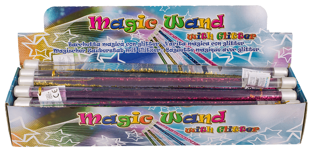 Magic Wand with Glitter & colourful liquid,