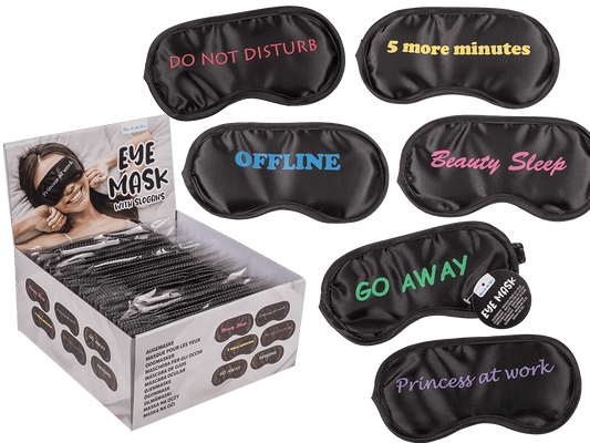 Eye Mask with English slogans,