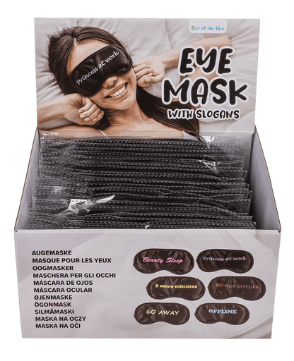 Eye Mask with English slogans,