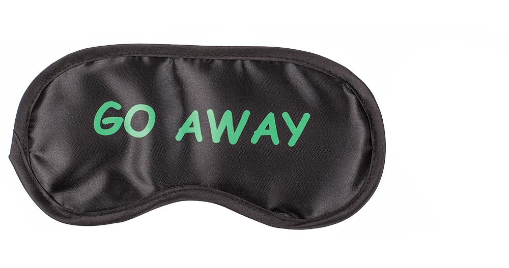 Eye Mask with English slogans,