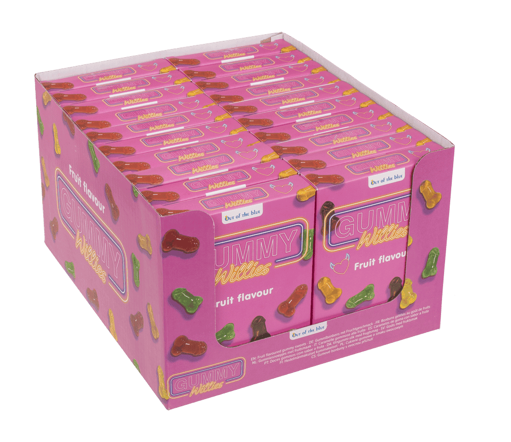 Willy gummy, ca. 100g per pack,