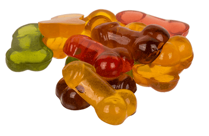 Willy gummy, ca. 100g per pack,