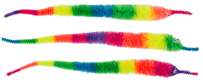 Magic Rainbow Worm, approx. 22 cm,