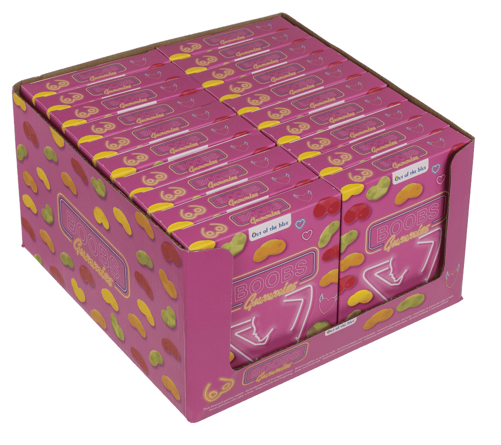 Chicle de frutas Boobs, sabor fruta