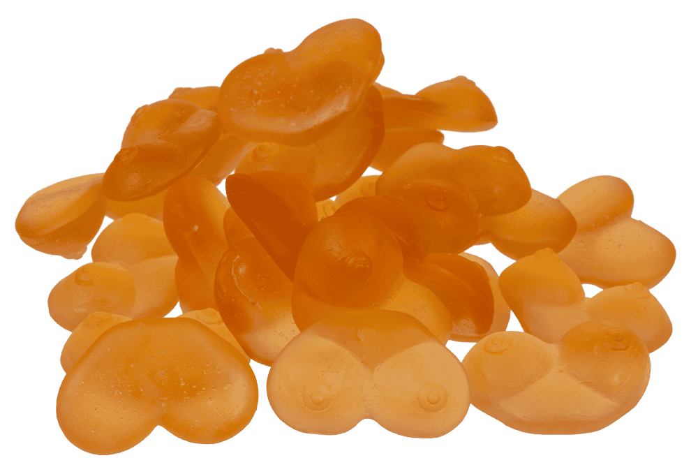 Chicle de frutas Boobs, sabor fruta