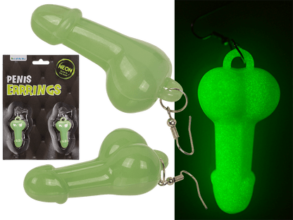Earrings, Penis, Glow in the Dark,