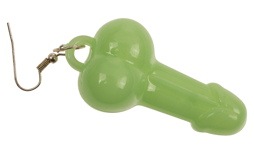 Earrings, Penis, Glow in the Dark,