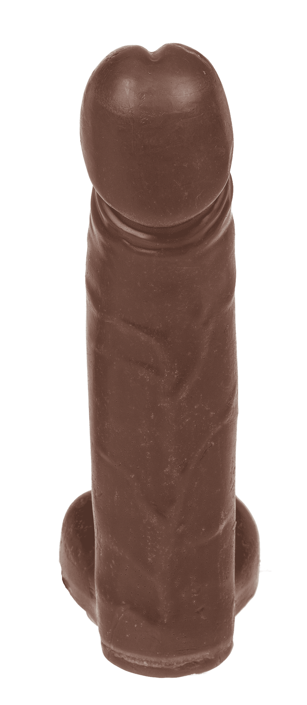 Penis soap with suction cup, brown,
