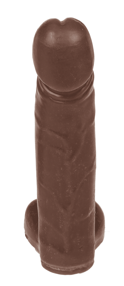 Penis soap with suction cup, brown,