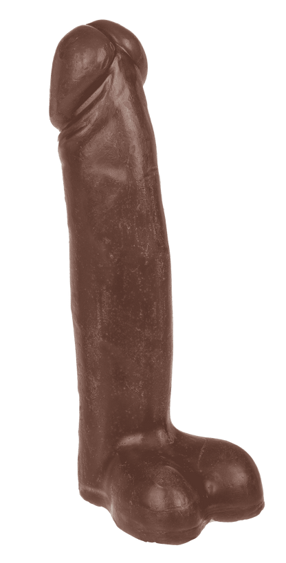 Penis soap with suction cup, brown,