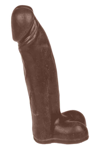 Penis soap with suction cup, brown,