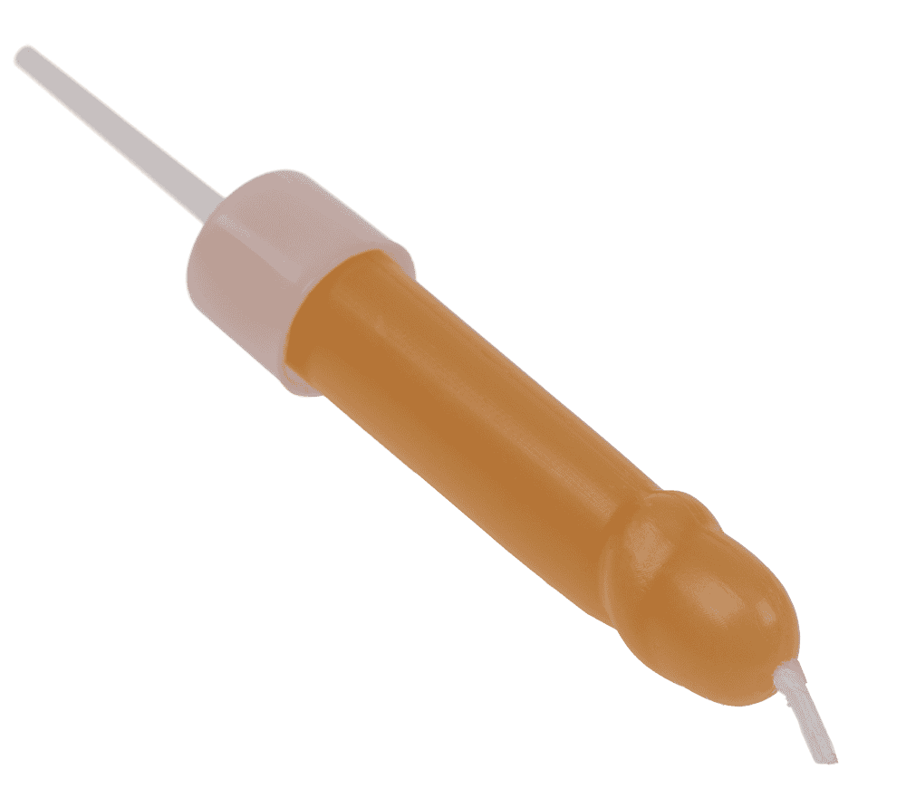 Penis Candles, with plastic holder,