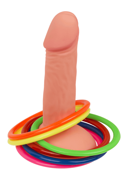 Ring toss game, Penis, with 6 rings,