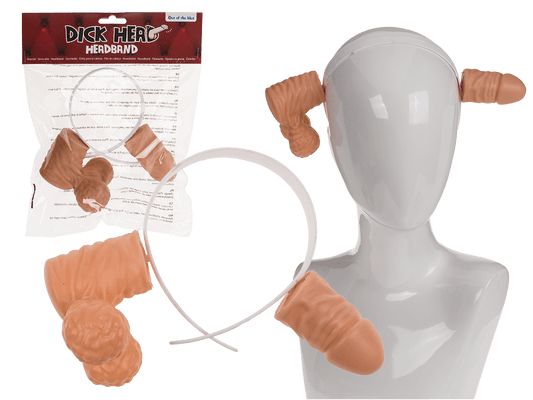 Plastic head band, Dick Head,
