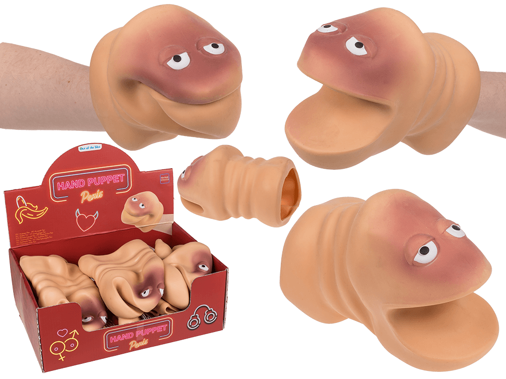 Hand Puppet, Willy, approx. 16 x 9 cm,