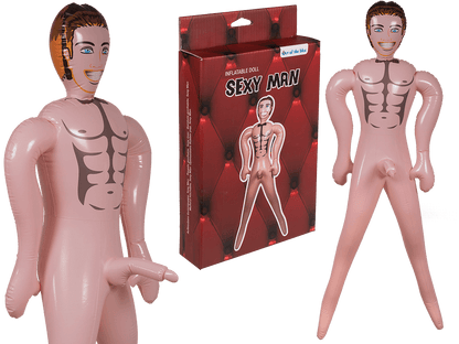 Inflatable doll, sexy man,